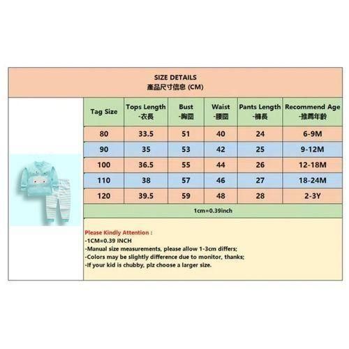 product_image_name-Fashion-2pcs 0-3 Years Baby Boys Clothes Newborn Kids Sets Long Sleeve Sweatshirt  Pants Trousers Tshirt Outfit Tops Cartoon -2