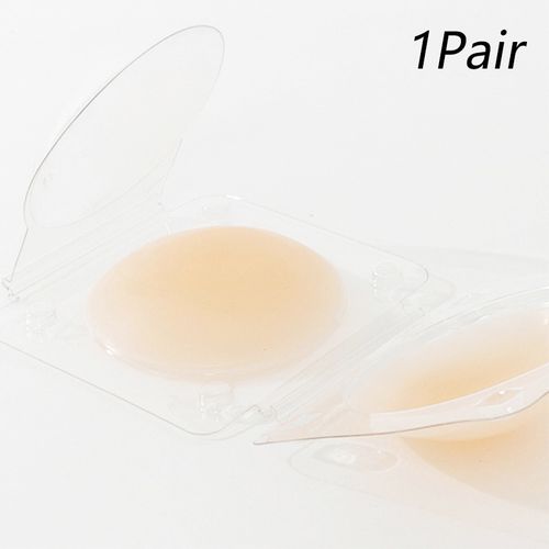 Shop Generic Round Silicon Chest Cover Reusable Women Breast Petals Lift-No  glue Chest Cover-diameter 8cm Online