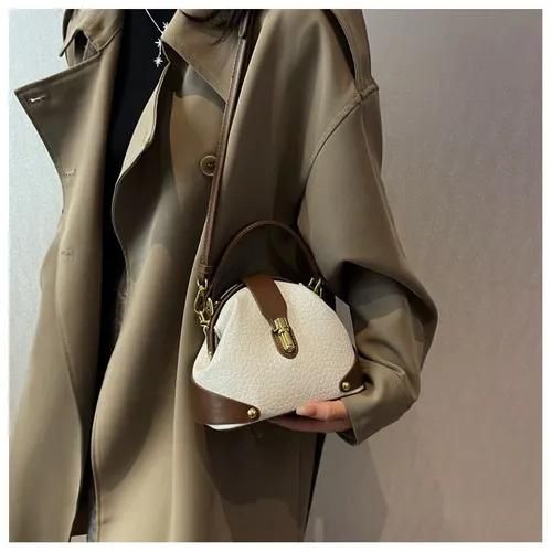 product_image_name-Fashion-Women's Elegant  Handbag,PU Leather Bag, Casual Trendy Versatile High-end Commuting Bag -2