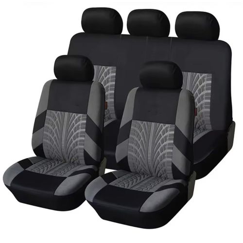 product_image_name-Brand-Car Seat Cover Full Set Front Split Rear Bench For Car Universal Cloth SUV Sedan Van Automotive Interior Covers-1