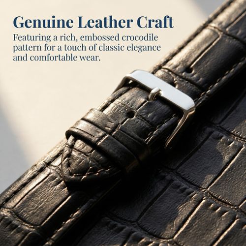 Fashion Simple Men's Quartz Watch - Black - image 5
