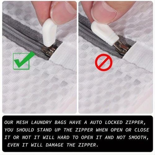 product_image_name-Generic-Honeycomb Mesh Bags Delicates, 125gsm Net Fabric Durable And Reusable Delicate Wash Bag, Travel-3