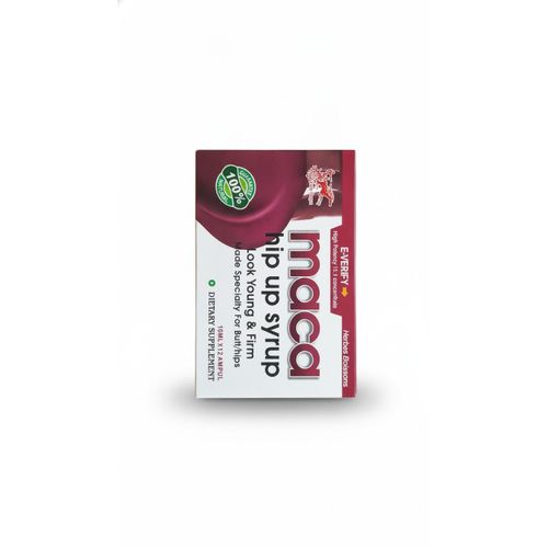 Generic Maca Hip Up Syrup - 12 Ampules, Herbal Dietary Supplement