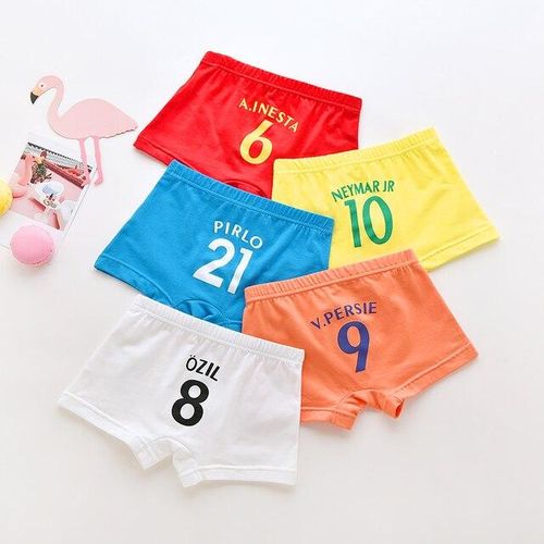 Shop Fashion Underwear girl 5 each / lot boys girls cotton boxer