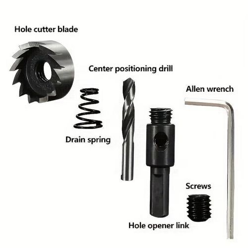Generic 5pc high-speed steel hole saw set 16-30mm - image 3