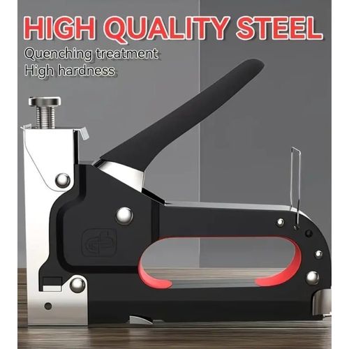 Generic 4-Use Heavy-Duty Staple Gun with 800-Piece Nails - image 4