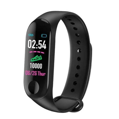 product_image_name-Generic-Smart Digital Watch Bracelet for Child Women with Heart Rate Monitoring Running Pedometer Colour Counter Health Sport Tracker-7