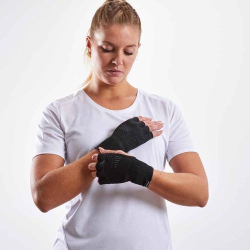 product_image_name-Decathlon-Boxing Inner Gloves 100 Black-6