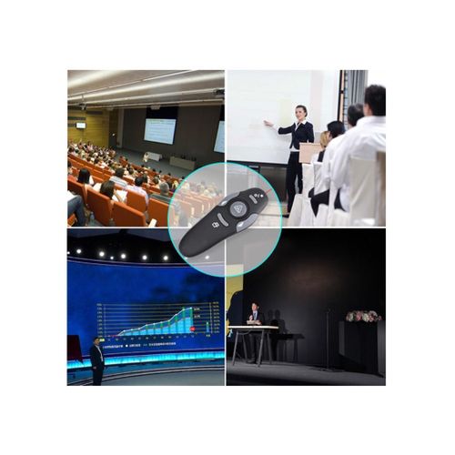 product_image_name-Generic-2.4GHz Wireless Presenter Laser Pointer With USB Receiver For PowerPoint Control - Black-2