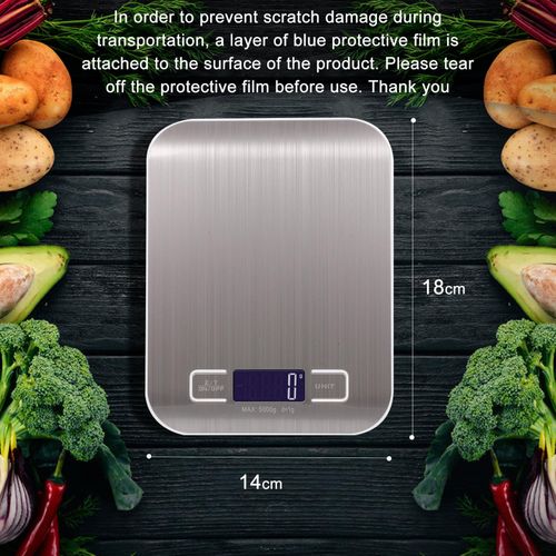 product_image_name-Generic-Rechargeable Kitchen Digital Food Scale for Cooking Baking 10KG/1g Measuring-4