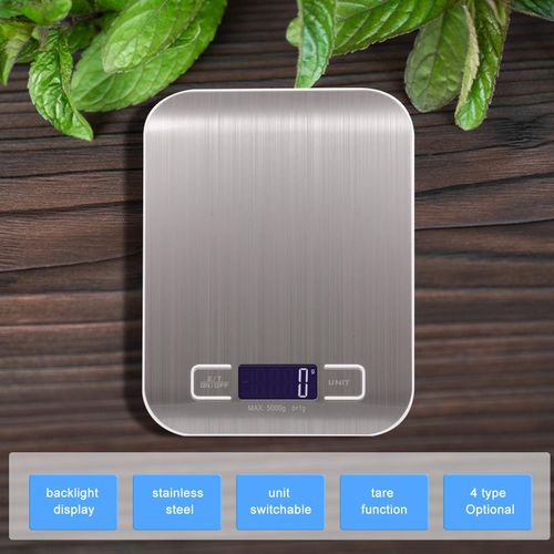 product_image_name-Generic-Rechargeable Kitchen Digital Food Scale for Cooking Baking 10KG/1g Measuring-7