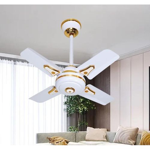 Generic 24" Short Blade Decorative Ceiling Fan - White - image 2