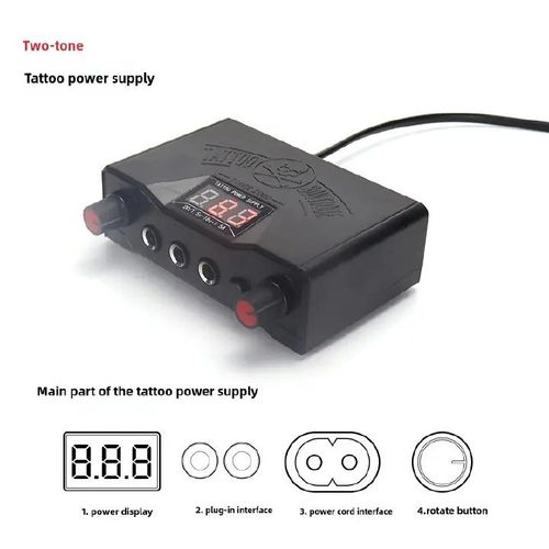 product_image_name-Generic-Professional Tattoo Pen Kit Rotary ,Tattoo Machine With LED Mini Tattoo Power Supply 1200mAh Cartridge Needles Tattoo Kit For Body,Suitable for beginners, professionals-2