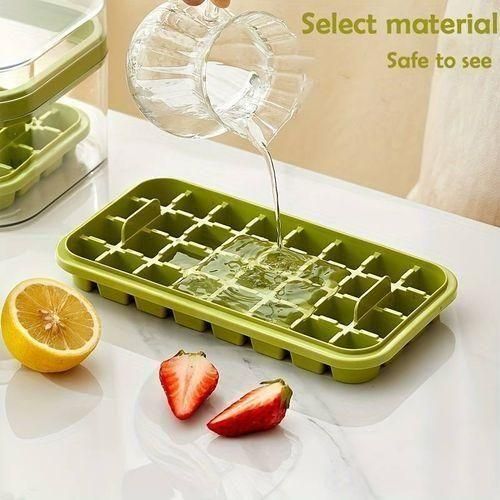 product_image_name-Generic-64-grid Ice Cube Set, Ice Cube Molds, Ice Cube Container - Green-6