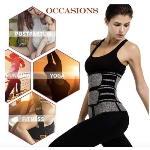 product_image_name-A & Shine-Classic Three Belt Tummy Wrap Waist Trainer For Women (XL)- Black-2