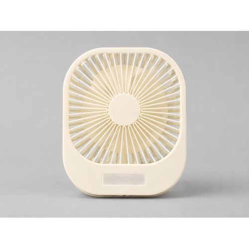 Generic Rechargeable Q01 Portable Desktop Mini Fan with a Lamp