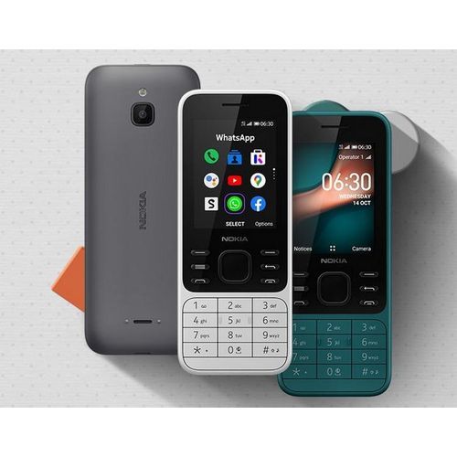 Nokia Imported Nokia 6300 Dual Sim Feature Phone - 91g - Charcoal (Black) - image 2
