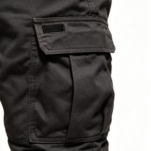 Berrykey Men's Grey Cargo Shorts Casual Shorts Multi-Pockets For Summer Fit - image 4