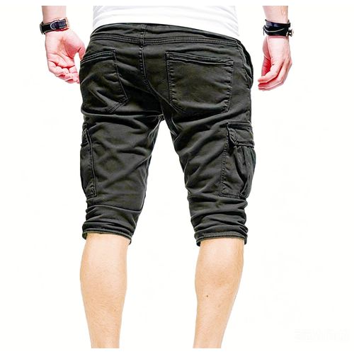 Berrykey Men's Grey Cargo Shorts Casual Shorts Multi-Pockets For Summer Fit - image 5