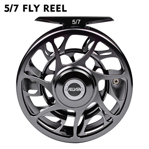Shop Generic Fly Fishing Wheel Fly Fishing Reel 3+1 BB CNC Machine Cut Large  Arbor Die Casting Top Aluminum Large Fly Reels 5 7 WT Online