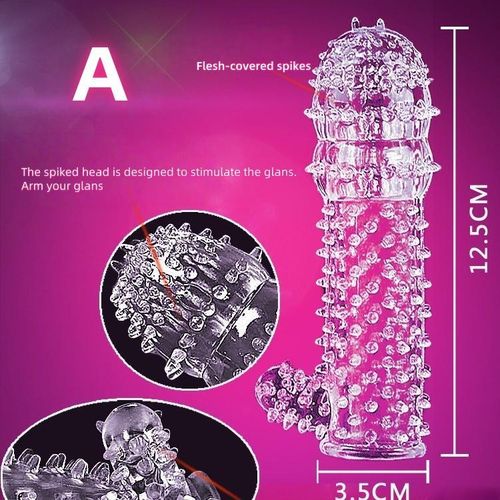 product_image_name-Homarom-Penis Delay Ring  Teeth Condom Prick Men's Penis Delay Rings Condoms,  Sex Toys for Couples Lovers Male-3