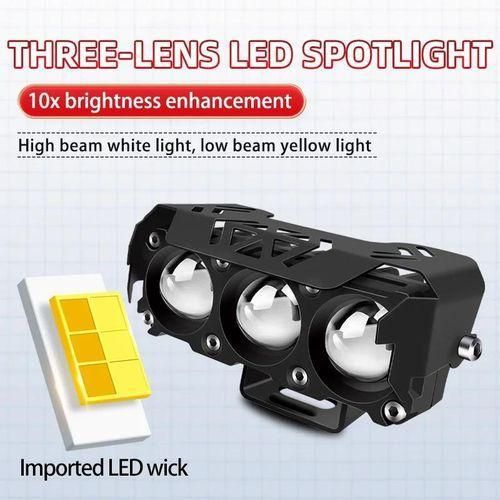 product_image_name-Generic-3LED motorcycle running lights, super bright spotlights, dual color spotlights-7