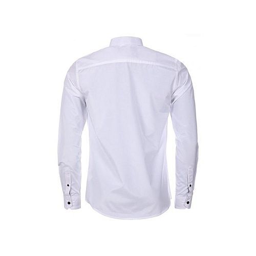 Shop White Label Long Sleeve Shirt - White Online