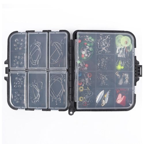 product_image_name-Generic-A 188-piece fishing accessory set, including bait, swivels, and rig accessories.-7