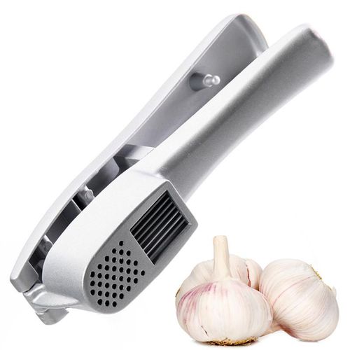  Silver Pressed Garlic Chopper,Multi-functional Manual