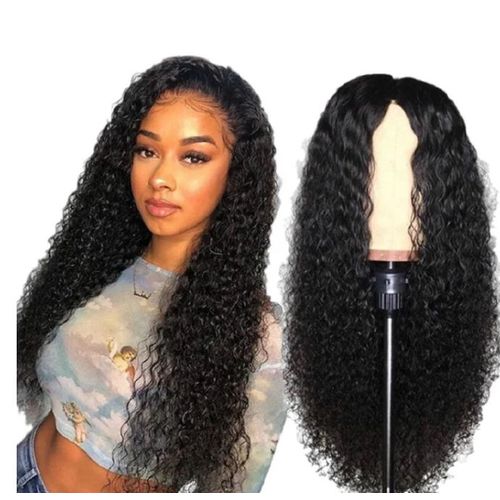 Fashion 75cm Hair Wig Curly Long Lace Frontal Wigs Natural Hairline 180% Density - image 4