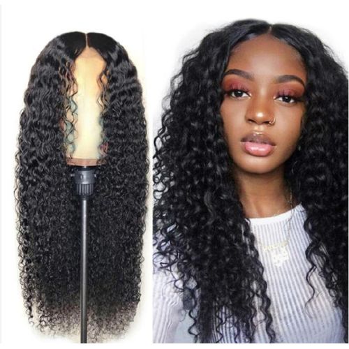Fashion 75cm Hair Wig Curly Long Lace Frontal Wigs Natural Hairline 180% Density - image 5