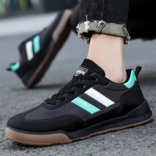 product_image_name-AIDAILU-Men's Sport Shoes Breathable Male Sneaker Casual Shoes Slip-on Lace up -4