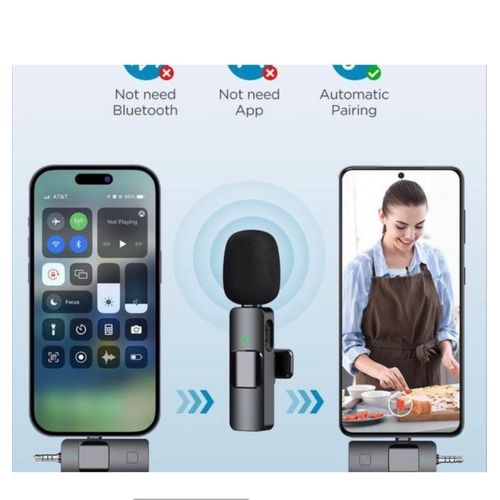 Generic Wireless Lavalier Microphone Set - Dual Clip-On Mics with Multi-Device Receiver - image 4