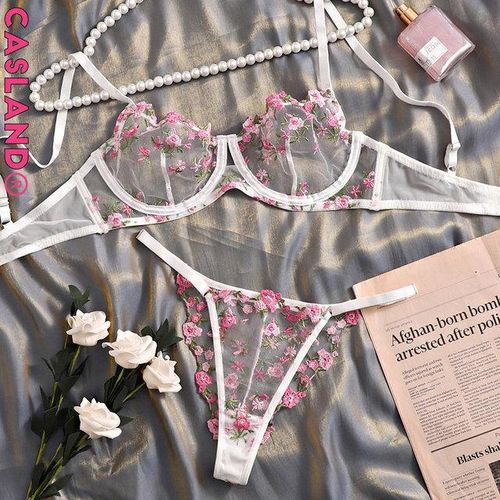 Shop Generic Sexy Unlined Bras Sets For Women Ultra Thin