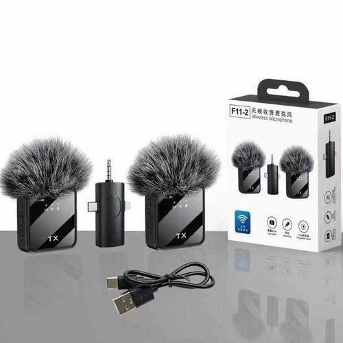 Generic F11-2 Wireless Lavalier Microphone Set