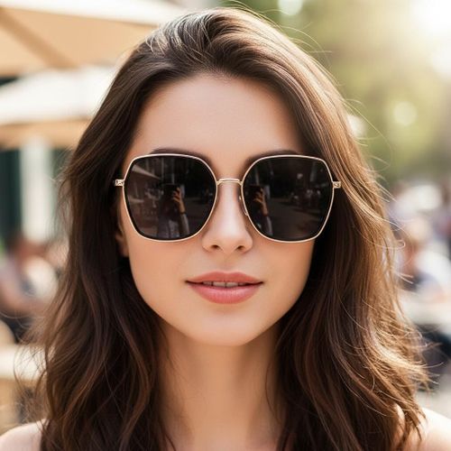 product_image_name-Generic-Women Oversized Aviator Sunglasses-2