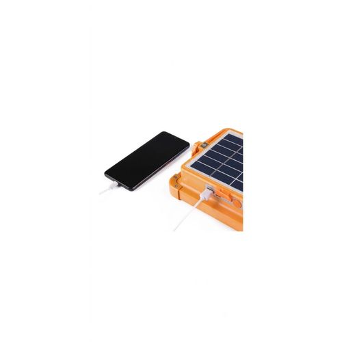 Generic Solar LED Flood Light - 1P66 Waterproof, 4-Panel, Solar/USB Rechargeable - image 6