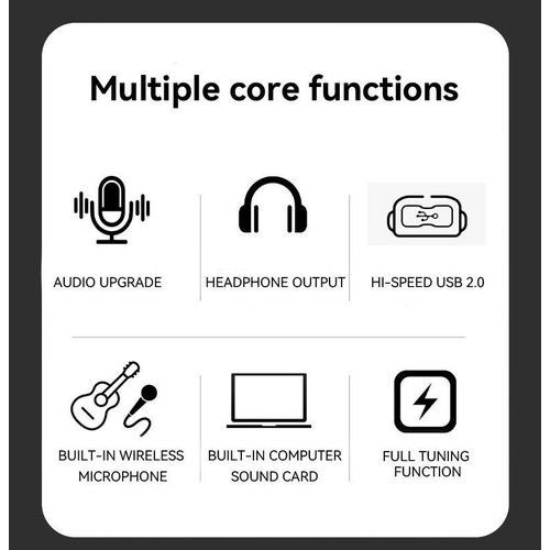 YUUIKLLE USB Audio Interface for Guitarists, Vocalists, Podcasters or playback studio quality sound - image 6