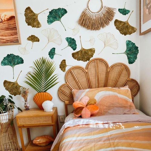 product_image_name-Generic-Ginkgo Leaf Wall Stickers - Refresh Your Space!-1