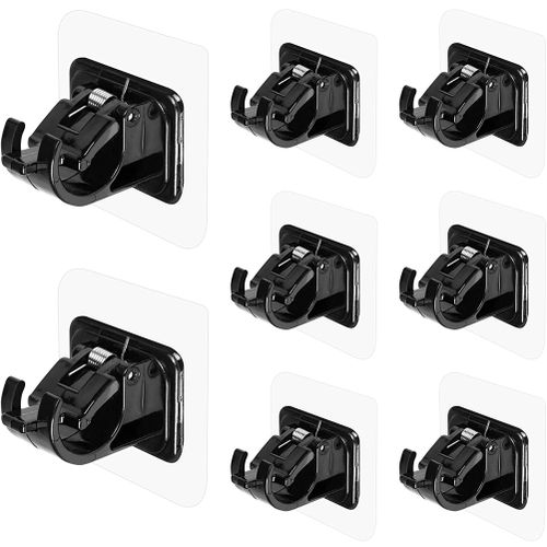 Shop Generic 8PCS No Drill Curtain Rod Brackets Hooks Nail Free Curtain  Online