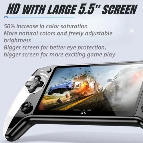 product_image_name-Generic-Multifunctional 5.5 Inch X9 Handheld Game Console Portable Retro Video Game Console-4