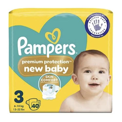 product_image_name-Pampers-Nappy, Diaper New Baby Nappies, Size 3 (6-10kg) Essential Pack-1