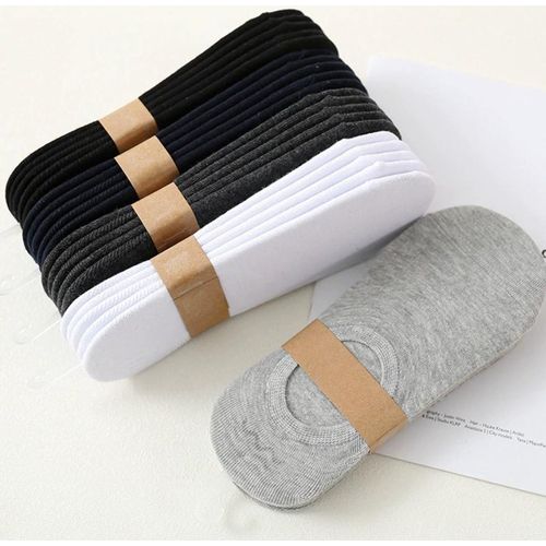 product_image_name-Fashion-5pc Socks Men's Short Socks Ship Socks Summer Thin Edition Anti odor and Sweat absorbing Shallow Mouth Invisible Socks-1