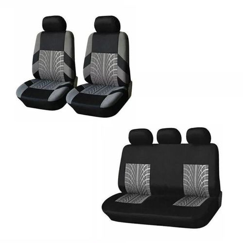 product_image_name-Generic-Grey Premium Fabric 5 Seat Car Seat Cover-4