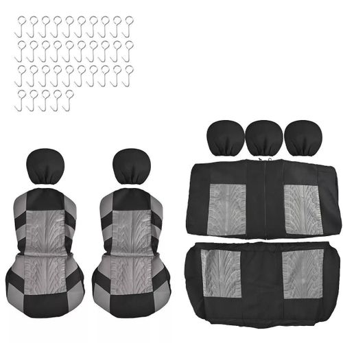 product_image_name-Generic-Grey Premium Fabric 5 Seat Car Seat Cover-8