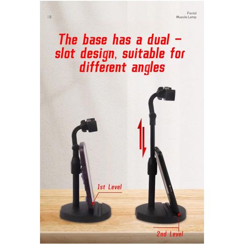 product_image_name-Generic-MS Live - streaming Phone Holder 2nd Generation - Double - Groove at the Bottom - Black-6