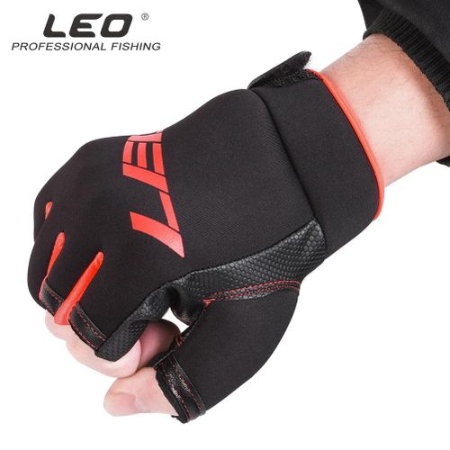 Shop 915 Generation LEO Fishing Gloves Winter Sport Leather Fishing 3  Online