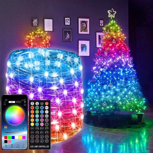 LED/RGB Bluetooth Christmas Tree Lights With Remote Control