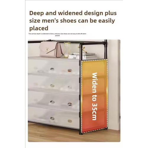 product_image_name-LM-Removable Folding 4 Grid Dust Storage Rack - White-5