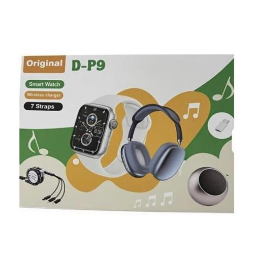 Generic D-P9 Smart watch with 7 Straps, BT Speaker, P9 Headphone - image 5